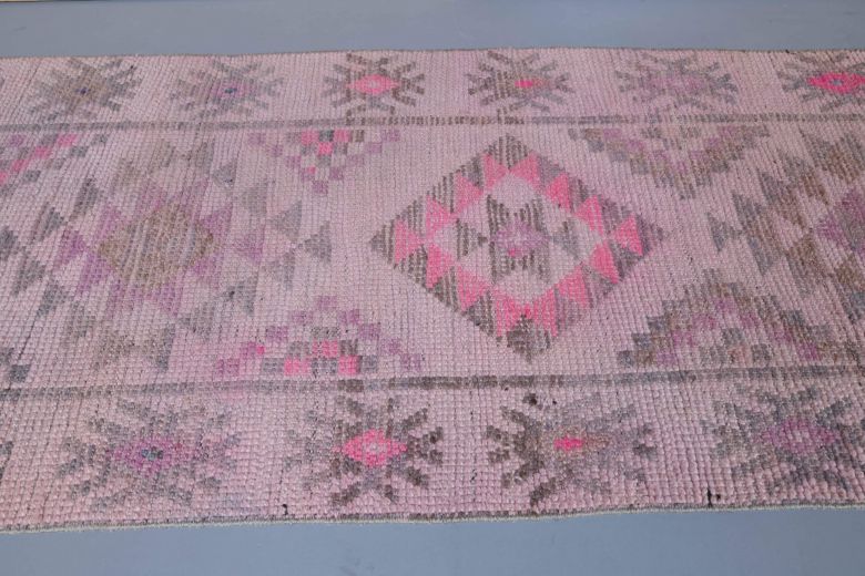 Vintage Pink Runner Rug