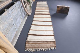 3x14 Wool Vintage Runner Rug - Thumbnail