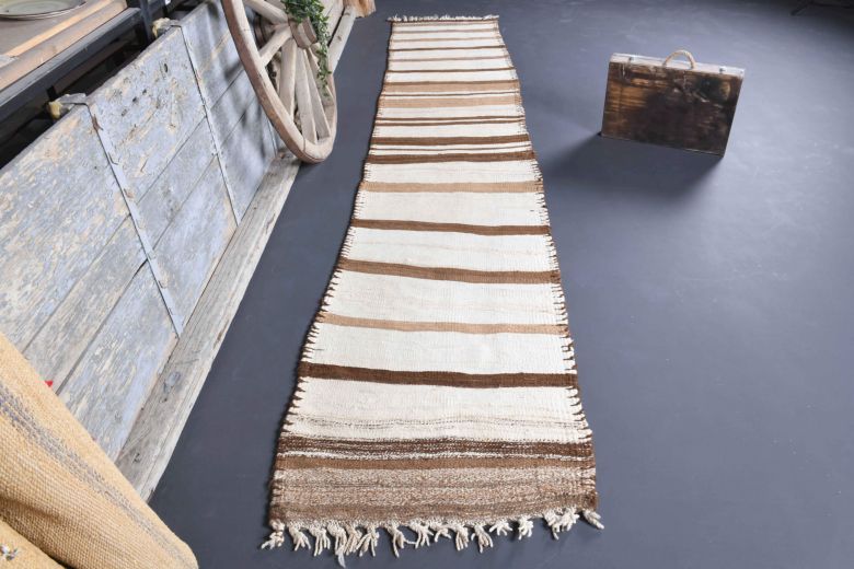 3x14 Wool Vintage Runner Rug