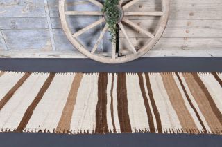 3x14 Wool Vintage Runner Rug - Thumbnail