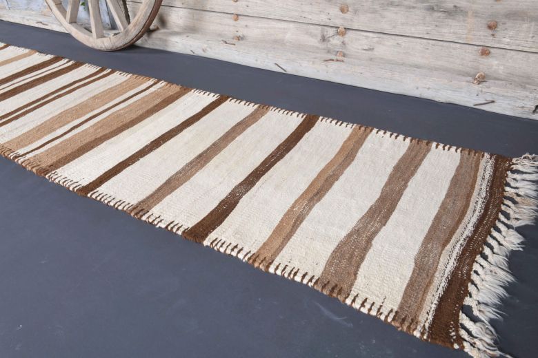 3x14 Wool Vintage Runner Rug