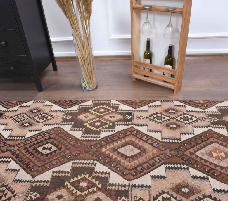 3x14 Wool Vintage Runner Rug