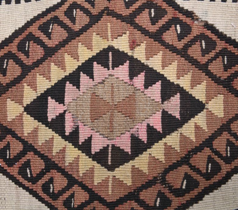 3x14 Wool Vintage Anatolian Runner Rug