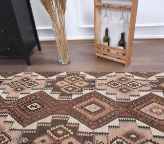 3x14 Wool Vintage Anatolian Runner Rug - Thumbnail