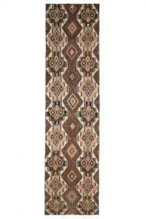3x14 Wool Vintage Anatolian Runner Rug - Thumbnail