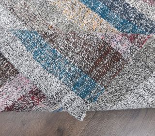 3x17 Vintage Handwoven Long Runner Rug - Thumbnail