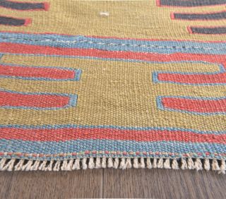 3x4 Vintage Handmade Kilim Small Rug - Thumbnail