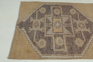 Vintage Yellow Small Rug - Thumbnail