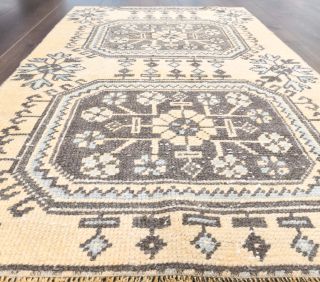 Vintage Yellow Small Rug - Thumbnail