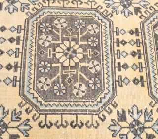 Vintage Yellow Small Rug - Thumbnail