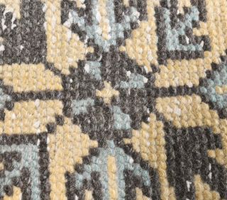 Vintage Yellow Small Rug - Thumbnail