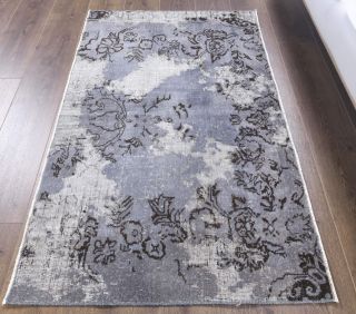 Vintage Gray Small Rug - Thumbnail