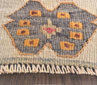 3x5 Vintage Handmade Kilim Small Rug - Thumbnail