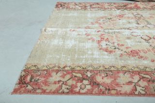 3x5 Vintage Handmade Small Brown Area Rug - Thumbnail