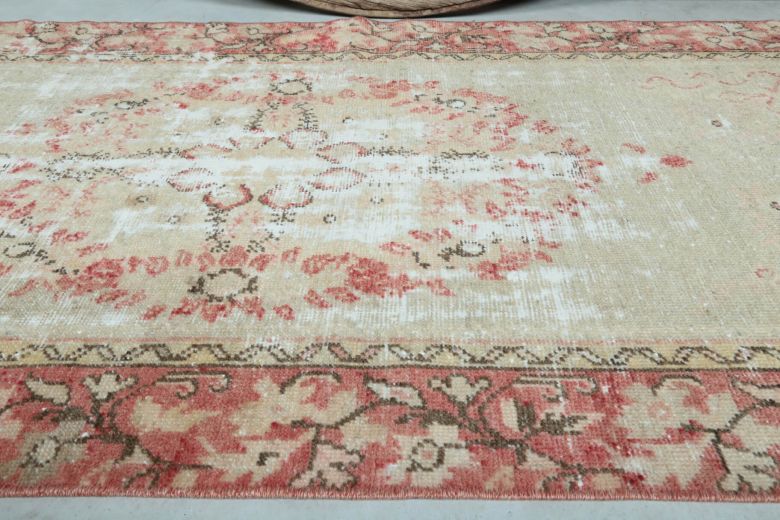 3x5 Vintage Handmade Small Brown Hereke Area Rug