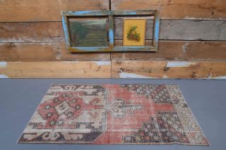 Vintage Anatolian Small Rug - Thumbnail