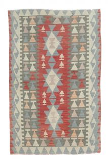 3x5 Vintage Kilim Pastel Area Rug - Thumbnail