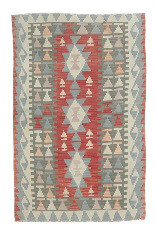 3x5 Vintage Kilim Pastel Area Rug