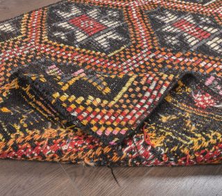 3x5 Vintage Kilim Small Jajim Rug - Thumbnail