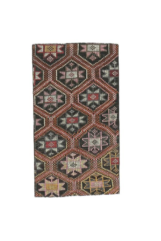 3x5 Vintage Kilim Small Jajim Rug