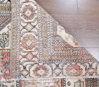 3x6 Handmade Vintage Area Rug - Thumbnail