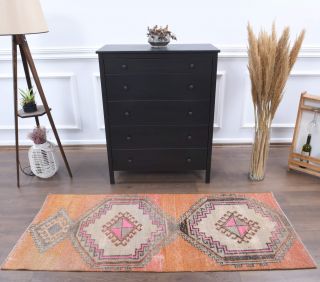 3x6 Handmade Vintage Area Rug - Thumbnail