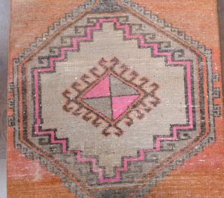 3x6 Handmade Vintage Area Rug - Thumbnail