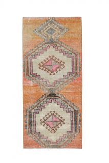 3x6 Handmade Vintage Area Rug - Thumbnail