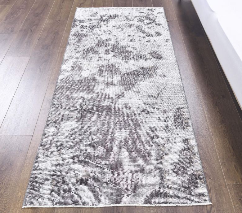 Vintage Distressed Anatolian Small Rug