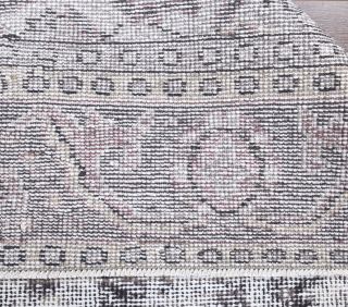 Vintage Distressed Anatolian Small Rug - Thumbnail