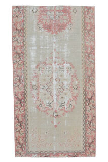 3x6 Vintage Handmade Distressed Area Rug - Thumbnail