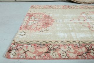 3x6 Vintage Handmade Distressed Area Rug - Thumbnail