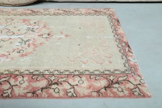 3x6 Vintage Handmade Distressed Area Rug - Thumbnail