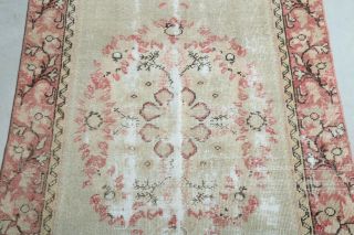 3x6 Vintage Handmade Distressed Area Rug - Thumbnail