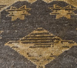 Turkish Vintage Oushak Runner Rug - Thumbnail