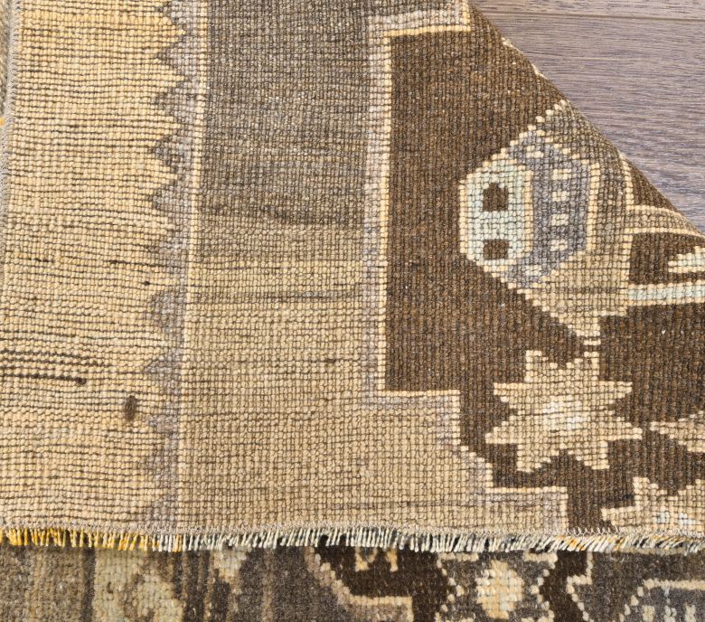 Turkish Vintage Oushak Runner Rug
