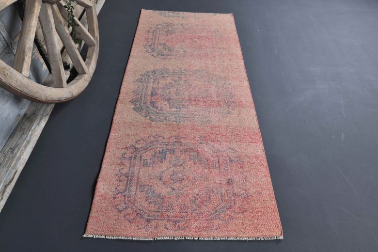 Oushak Vintage Runner Rug