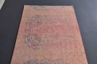 Oushak Vintage Runner Rug - Thumbnail