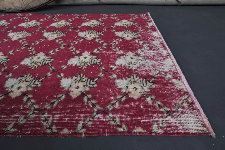 Vintage Red Runner Rug