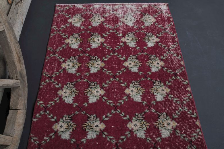 Vintage Red Runner Rug