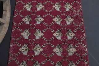 Vintage Red Runner Rug - Thumbnail