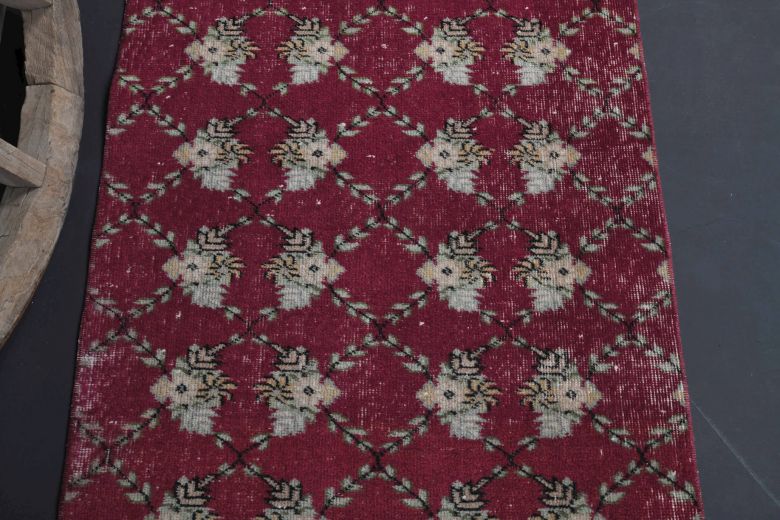 Vintage Red Runner Rug