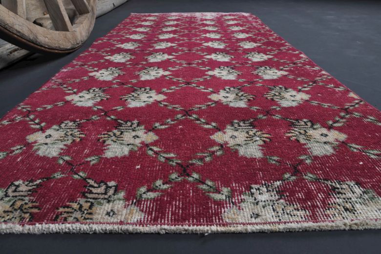 Vintage Red Runner Rug