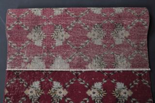 Vintage Red Runner Rug - Thumbnail