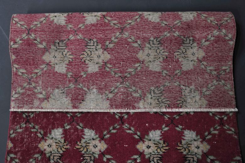 Vintage Red Runner Rug