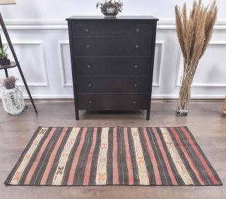 3x6 Vintage Kilim Runner - Thumbnail