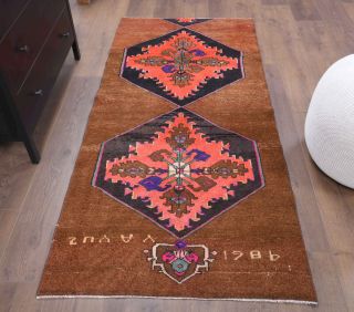 3x6 Wool Vintage Runner Rug - Thumbnail