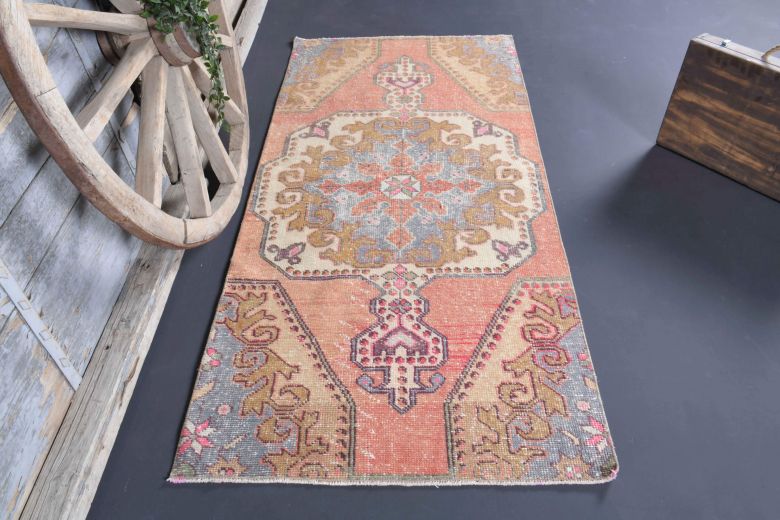 3x7 Handmade Vintage Area Rug