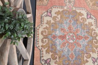 3x7 Handmade Vintage Area Rug - Thumbnail