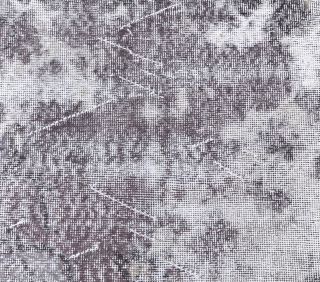 Vintage Gray Anatolian Runner Rug - Thumbnail